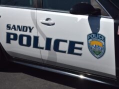 A polícia disse que o abrigo instalado foi ordenado para causar distúrbios domésticos. Houve um tiroteio em Sandy.