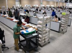 Como os votos são contados na Califórnia?