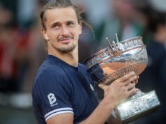 É difícil encontrar uma noção melhor do ângulo de Alexander Zverev