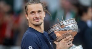 É difícil encontrar uma noção melhor do ângulo de Alexander Zverev