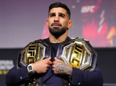 Elia Topuria rejeita os comentários do pai de Justin Gaethje com uma resposta fria.