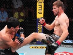 Bryce Mitchell vence Santiago Luna com um triângulo de braço no final