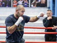 Murat Gesev, Michael Hunter para Tony Yuka, gol indiscutível
