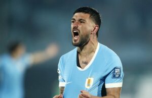 Uruguai confirmou que De Arrascaeta estará disponível para jogar a Copa do Mundo, apesar da lesão muscular