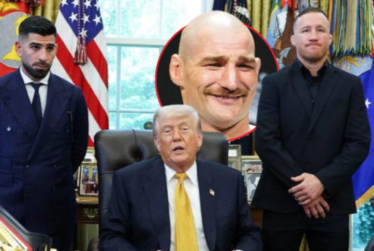 “Mude sua bandeira, traidor” antes do UFC Freedom 250