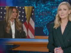 ‘Daily Show’ zomba de Melania Trump por dar ‘impressões’ de IA durante discurso