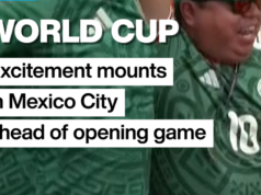 Copa do Mundo: A emoção começa na Cidade do México antes do jogo de abertura