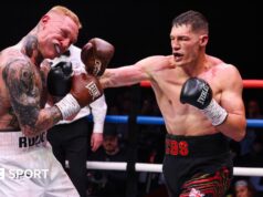 Chris Blum-Smith x Ryan Rosicky: A Grã-Bretanha consegue uma vitória por paralisação na estreia do Zaffa Boxing no Reino Unido.