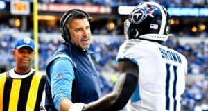 O coordenador do Patriots compara AJ Brown a uma lenda da franquia enquanto WR chega ao campo de treino