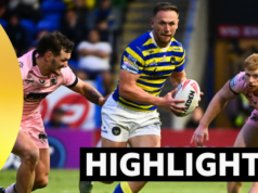 Warrington venceu o Hull FC e empatou com o Leeds na liderança.