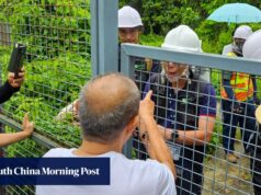 A raiva irrompeu pela perda de casas em 20 metrópoles rurais do norte de Hong Kong.