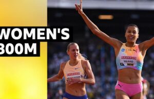 Apesar de um recorde pessoal na Diamond League, Hodgkinson foi derrotado por Vero.