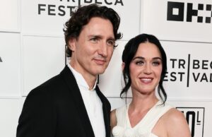 Katy Perry e Justin Trudeau fazem primeira aparição no tapete vermelho do Tribeca Music Festival