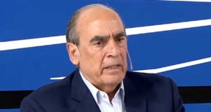 Guillermo Franco reapareceu e gritou: “Milli está reeleita”.