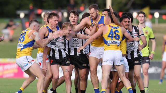 WAFL 2026: Costa Oeste venceu Swan District por sete pontos em um confronto acirrado