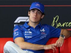 Franco Colapinto no GP Barcelona-Catalunha de sexta-feira