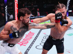 Maurício Ruffy foi fortemente favorecido sobre Michael Chandler na luta do UFC White House Freedom 250