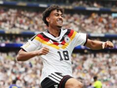 Depois de marcar um gol histórico, Curaçao pode ter sonhado em mostrar seu talento contra a Alemanha, mas foi derrotado.