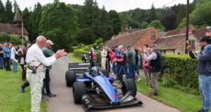 Hall quebrou o recorde de Shelsley Walsh no British Hill Climb Day