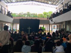 “Rincón Malvinas”: encenação emocionante na escola de María Antonia de Paz y Figueroa