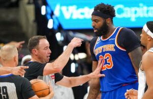 NBA cancela falta técnica sobre Mitchell Robinson no jogo 2 das finais da NBA