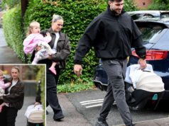 Molly-Mae Hague e Tommy Fury apareceram em público pela primeira vez com seu recém-nascido e Bambi alguns dias após o nascimento