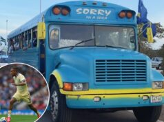 Curaçao chegou à Copa do Mundo em um ônibus escolar sem janelas