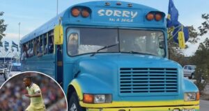 Curaçao chegou à Copa do Mundo em um ônibus escolar sem janelas
