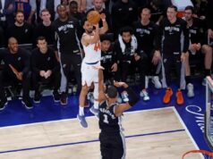 Landry Shamet, dos Knicks, foi trazido de volta à terra durante o jogo 3 das finais da NBA