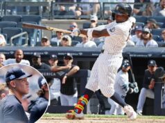 Jazz Chisholm Jr. usou o bastão de Aaron Judge para marcar na vitória dos Yankees