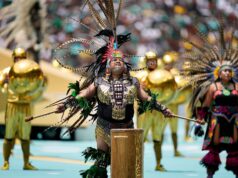 O estádio Azteca voltou a parecer o centro do futebol