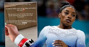 A ginasta Simone Biles hospitalizada: ‘Quase morri não estava na minha cartela de bingo no início desta semana’