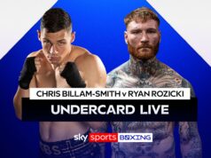 Billam-Smith x Rozicki AO VIVO! Atualizações, transmissão ao vivo, eliminatória, notícias, resultados, destaques do Zuffa Boxing 07 em Bournemouth | Notícias do boxe