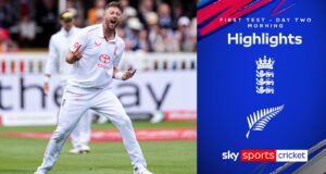 Inglaterra x Nova Zelândia | Destaques da manhã do segundo dia