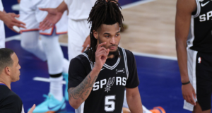 Stephon Castle acertou calmamente o maior lance de sua vida para salvar a temporada dos Spurs