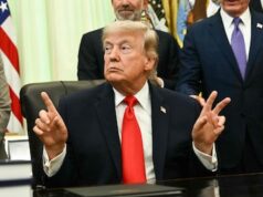 ‘Seu mandato está completo’: o presidente americano Donald Trump não apareceu no pontapé inicial nos EUA.