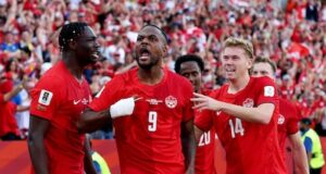 O ex-Feyenoorder ajudou o Canadá a chegar a um ponto histórico ao derrotar a Bósnia com um gol de empate aclamado pela crítica.