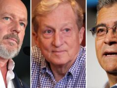 Becerra lidera a corrida para governador; Hilton e Steyer em competição acirrada pelo segundo lugar