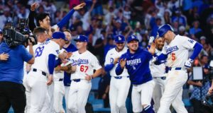 Freddie Freeman fez um home run na vitória dos Dodgers sobre os Angels