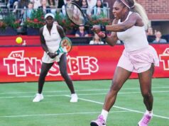 Serena Williams rapidamente encontrou um novo parceiro de jogo para o Aberto de Berlim
