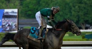 O vencedor do Kentucky Derby, Golden Tempo, vence o Belmont Stakes de 2026