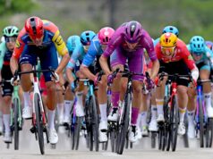 As novas regras da UCI exigem terminar a “pelo menos 200 metros” de distância em uma corrida rápida.