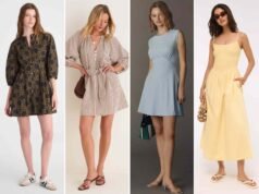 Eu tenho tamanho 36F e esses 6 vestidos de verão *na verdade* levantam e sustentam meus seios grandes