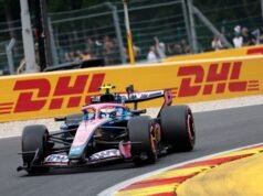Na mesma manobra, ultrapassou Gasly e Lawson no GP da Bélgica de Fórmula 1