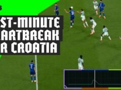 Drama tardio do VAR, já que a Croácia não consegue o empate.