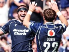 A Escócia sofreu uma derrota antes de derrotar Fiji.