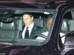 O taciturno Tom Brady deixou a festa de casamento de Taylor Swift e Travis Kelce cedo e sozinho após receber um convite do MSG