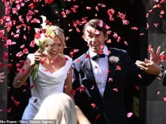 Jogos, sets, partidas! A grande estrela do tênis britânica Katie Boulter casou-se secretamente com seu noivo no último dia de Wimbledon em uma cerimônia religiosa ‘discreta e íntima’