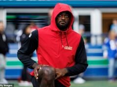 A problemática estrela da NFL, Brandon Aiyuk, provoca reação após parecer chutar um cachorro em um vídeo polêmico