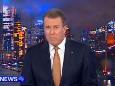 A estrela do Channel Nine, Peter Overton, surpreendeu os espectadores ao trocar de papel rapidamente quando enfrentou dificuldades técnicas